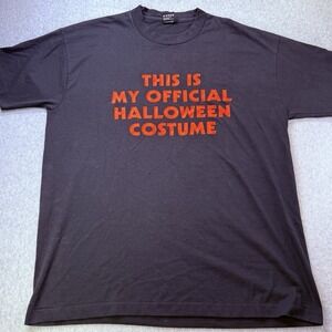 Vintage 90s Halloween T-Shirt XL Single Stitch Made‎ in USA Costume Tee